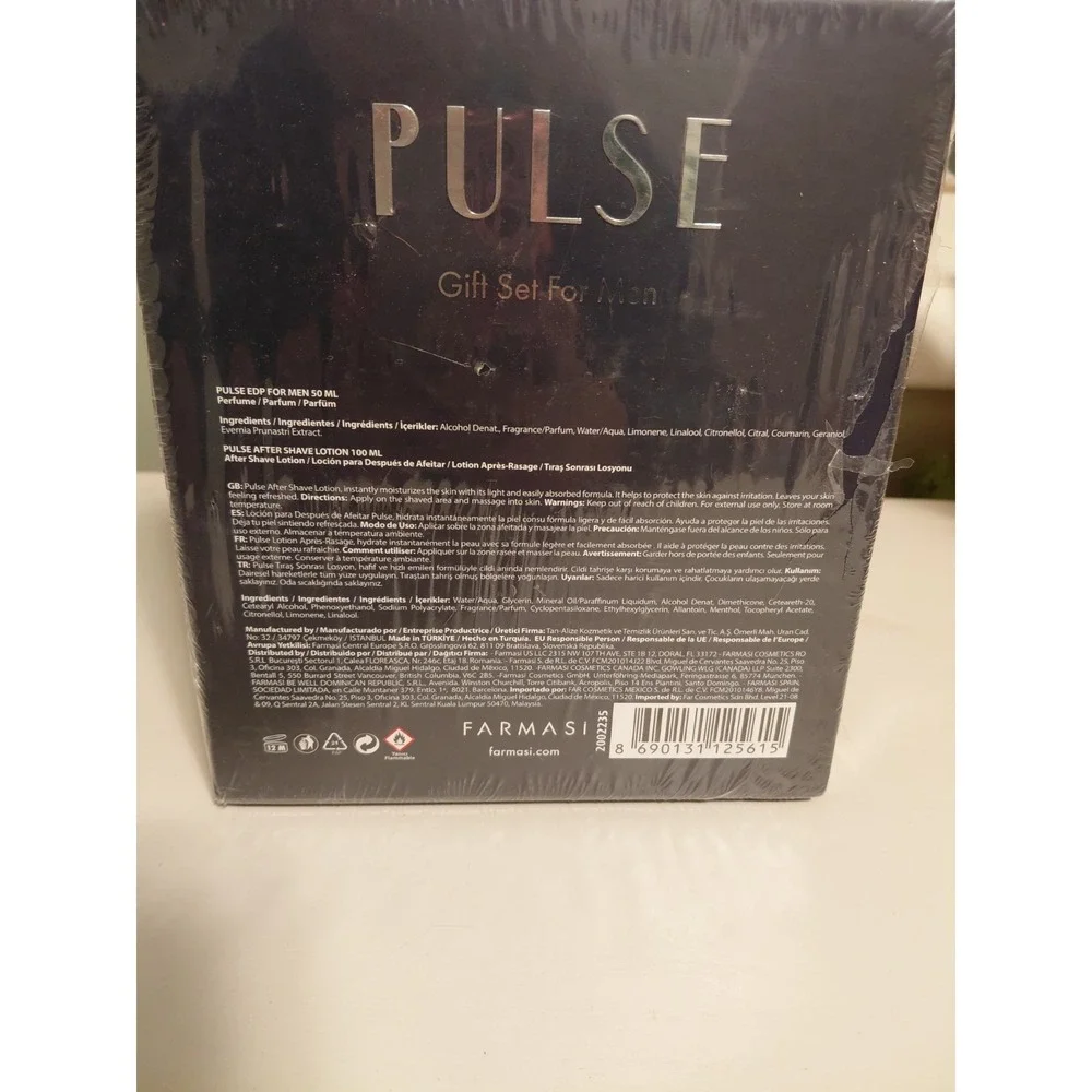 FARMASI pulse Gift Set For Men. Brand New, Sealed.